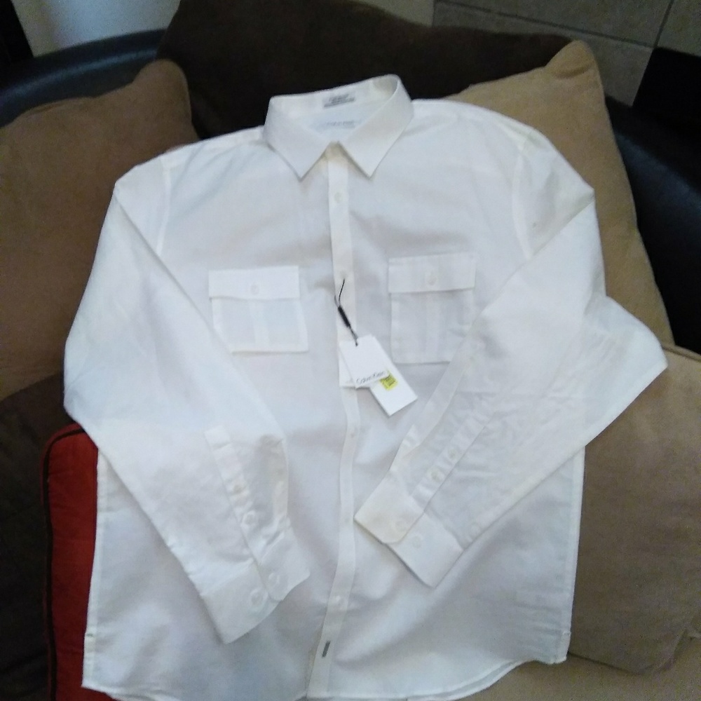 Men's Calvin Klein white shirt